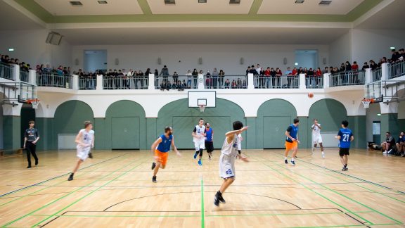 Berlin Cosmopolitan School Teachers vs Students Basketball Game