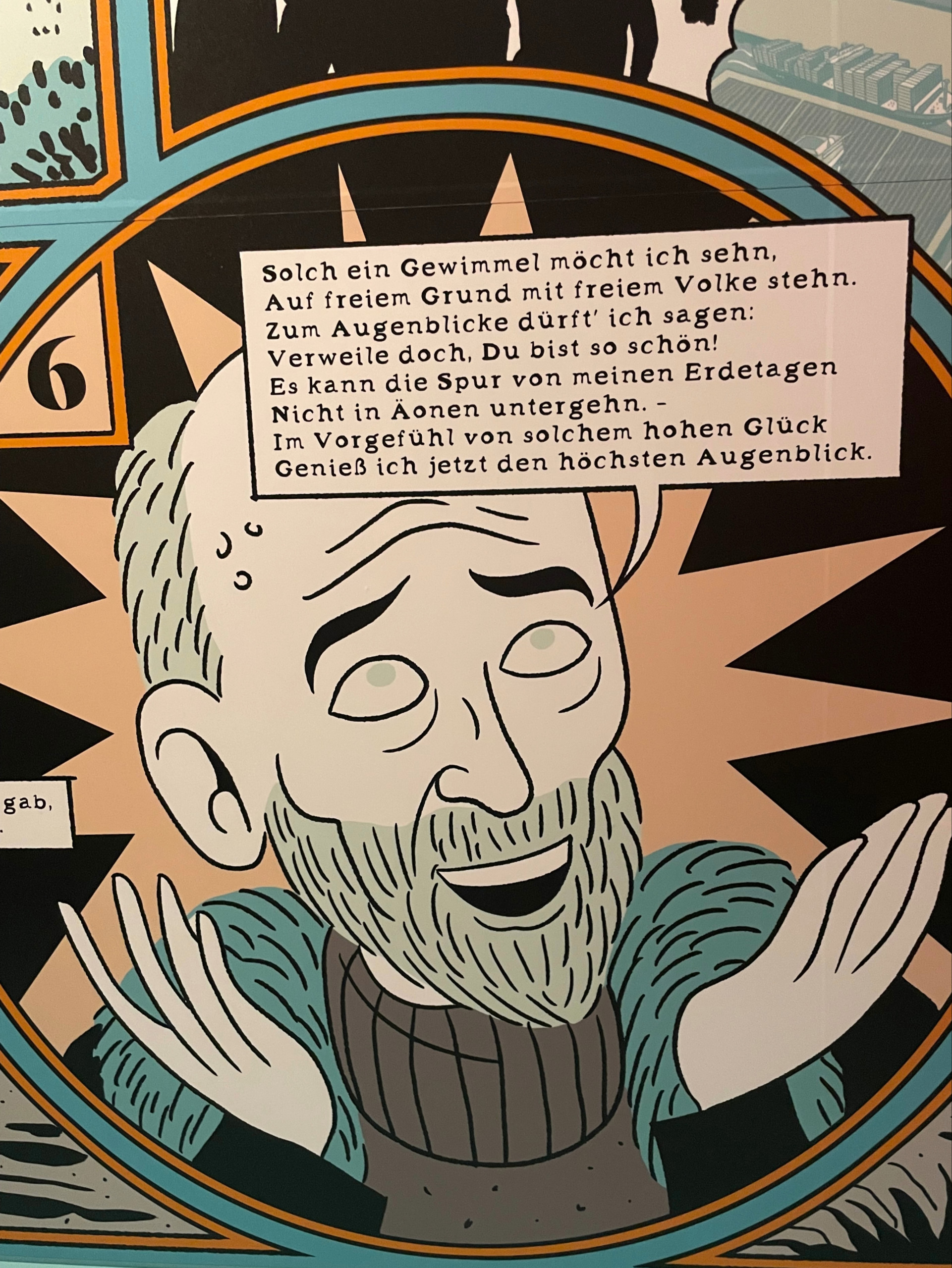 Eine Illustration eines Faust Zitates loading=